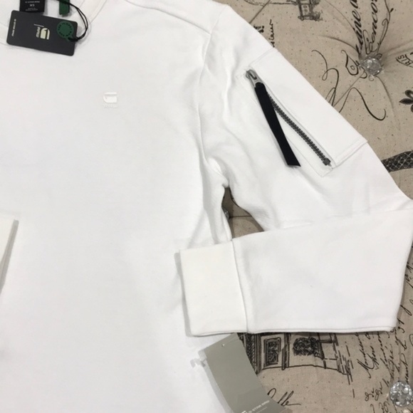 G-Star RAW Stalt zip pkt relaxed sweater - Picture 7 of 8